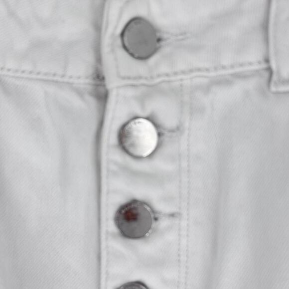 DL1961 Hepburn Jeans White 29 High Rise Wide Leg Tallic - Picture 5 of 10